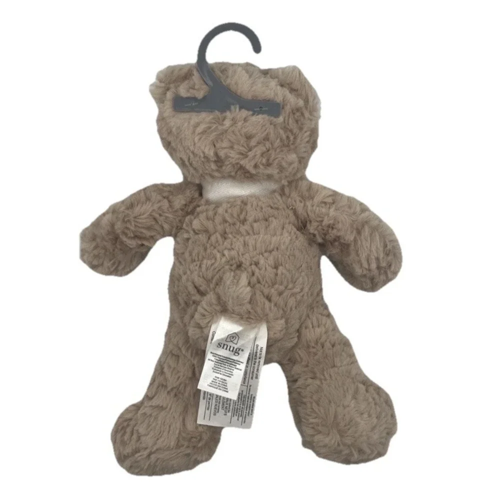 NWT Snug Baby Beige Teddy Bear Lovey Tan Plush Stuffed Animal Infant Comfort Toy